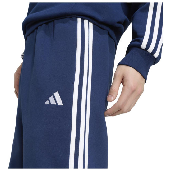 Adidas Ανδρικό παντελόνι φόρμας Essential 3-Stripes Fleece Tapered Open-Hem Pants